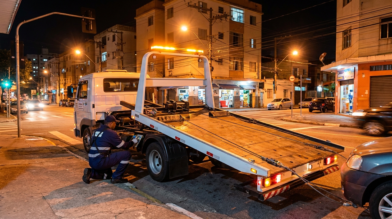 Guincho 24h profissional em Praia Grande‑SP