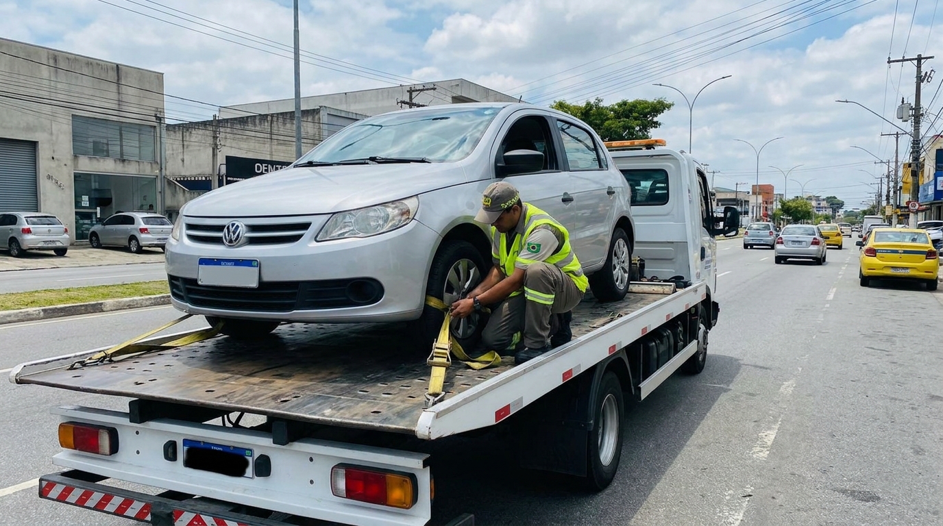 Recolhimento após Colisão em Praia Grande‑SP