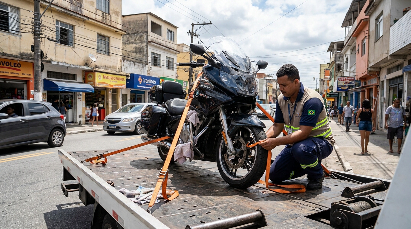 Remoção de Moto em Pane em Praia Grande‑SP